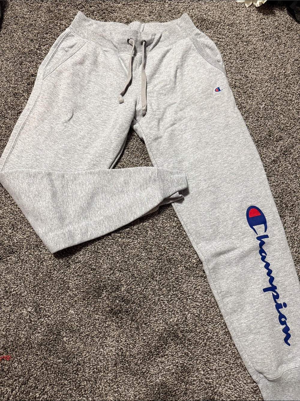 Champion light grey joggers